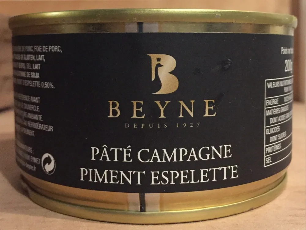Pâté de campagne Piment d'Espelette