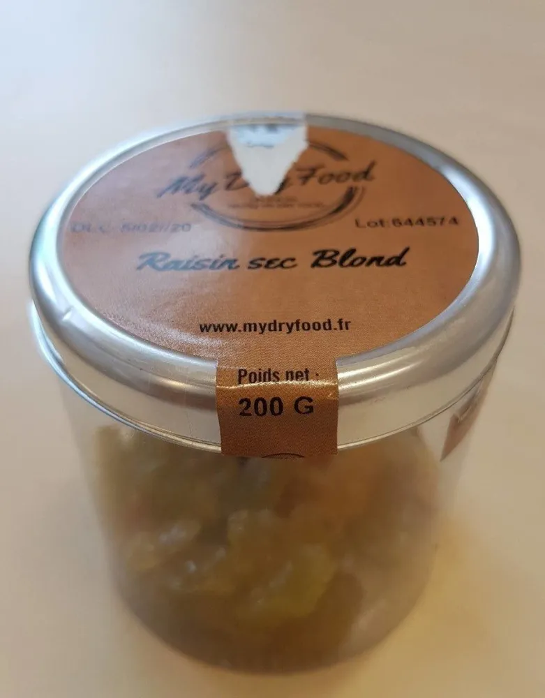 Raisin sec blond