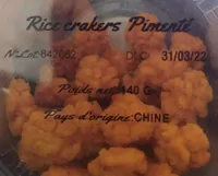 Rice crackers pimenté
