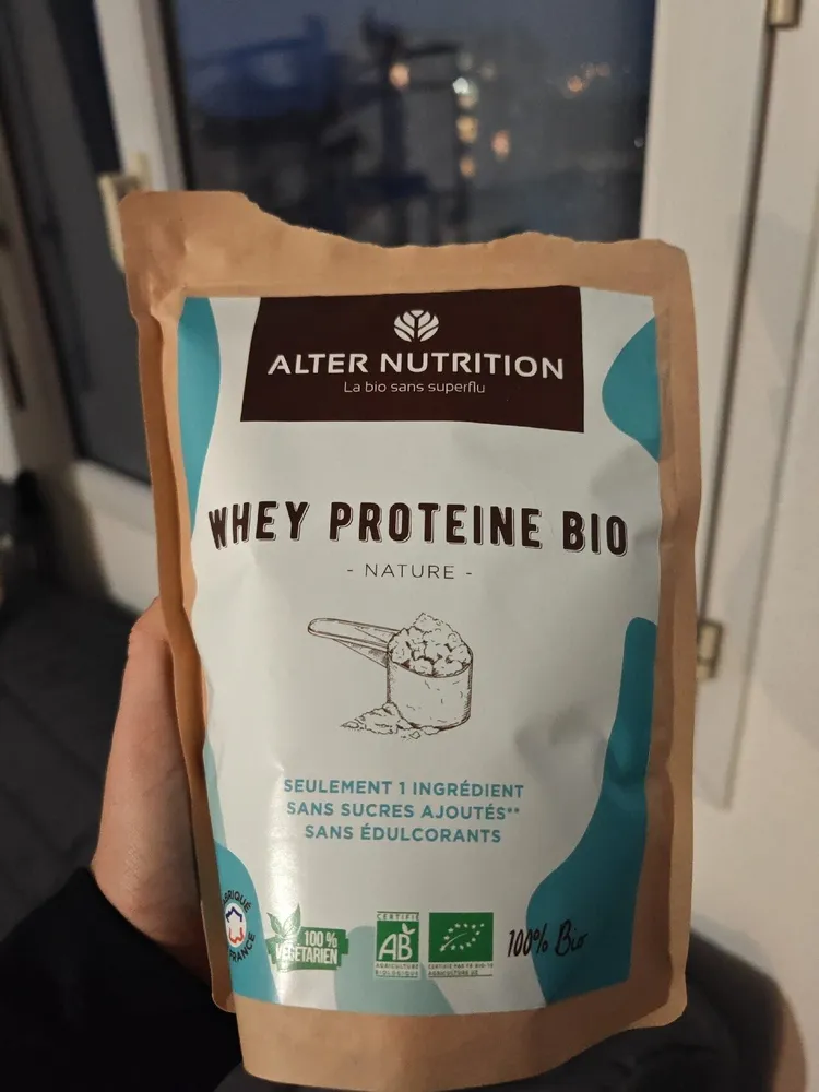 Whey proteine bio saveur nature