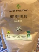 Whey protéine bio vanille