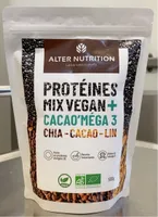 Protéines Mix Vegan cacao’méga 3