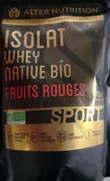 Isolat whey Native bio fruits rouges