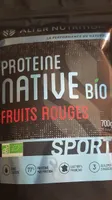 Proteine native bio Alter Nutrition fruits rouges 700g