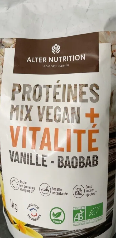 Proteines mix vegan + vitalite