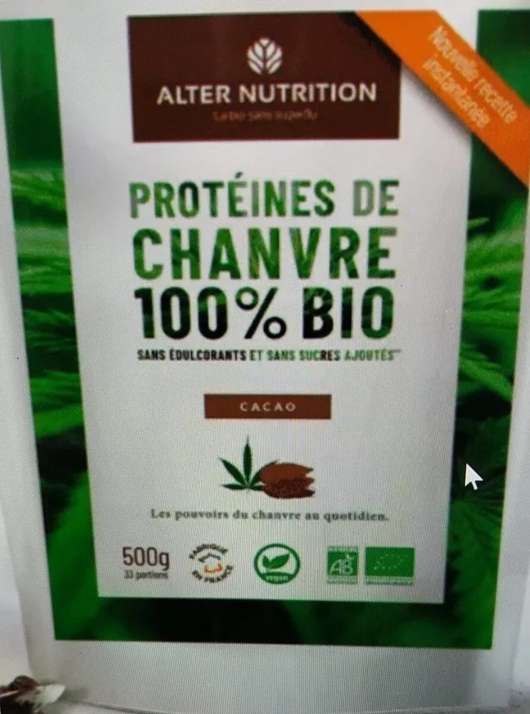 Protéine de chanvre bio