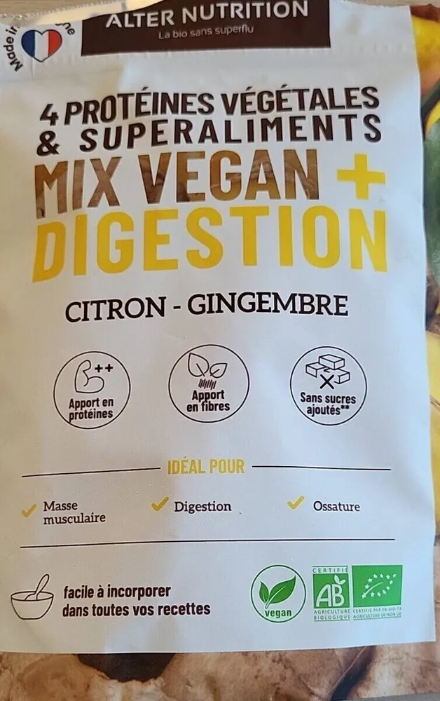 Mixte vegan + Digestion