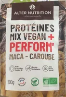 Proteines mix vegan maca caroube