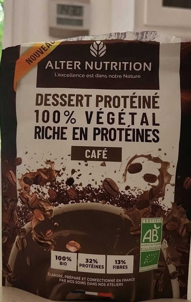Dessert protéiné café