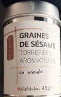 Graines de sésame torréfiées aromatisées au wasabi