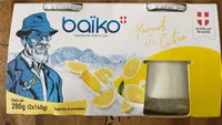 Yaourt sur lit de citron