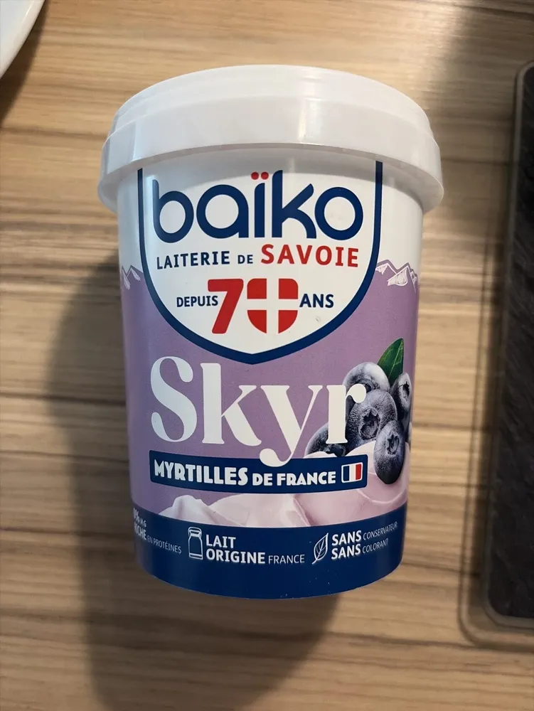 Skyr myrtille