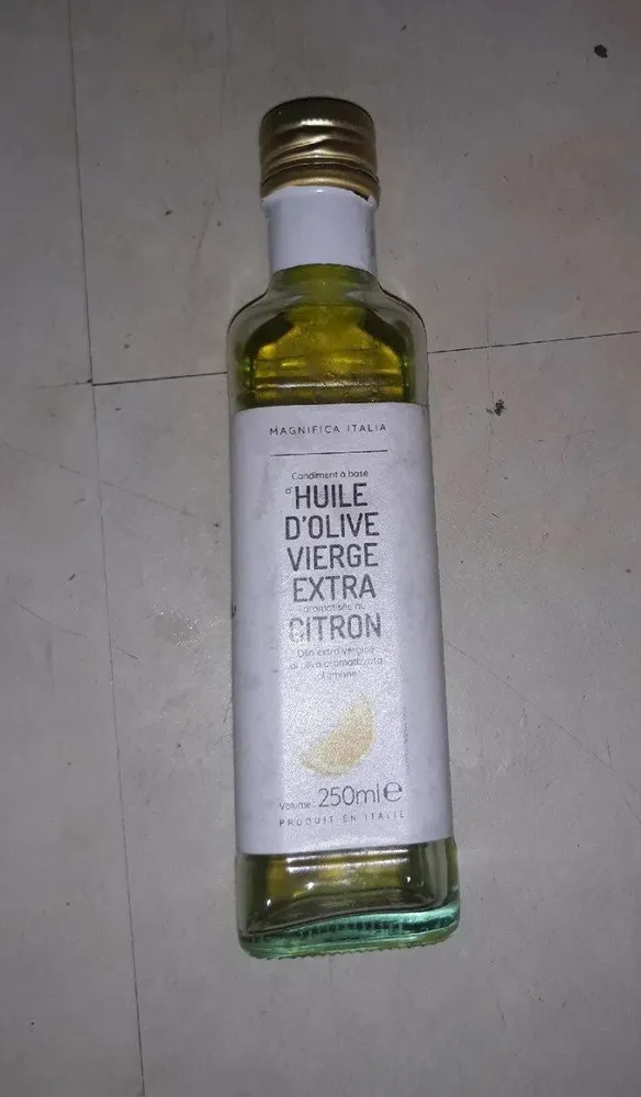 Huile d'olive vierge extra citron