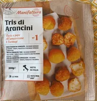 Tris di arancini