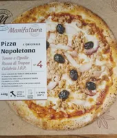 Pizza napoletana Tonno e Cipolla ROssa di Tropea Calabria IGP