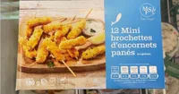 Mini brochettes d’encornets panés