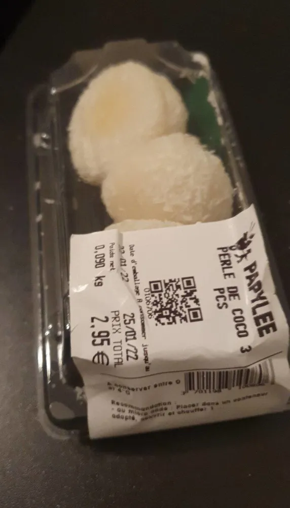 Perle de coco 3psc