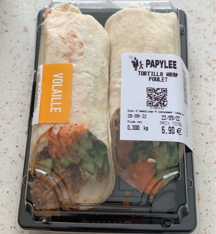 Tortilla wrap bœuf