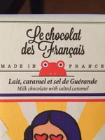 Milk chocolate with salted caramel, milk chocolate