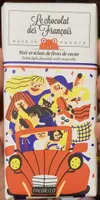Chocolat noir et éclats de fèves de cacao
