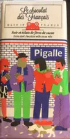 Noir et éclats de fèves de cacao