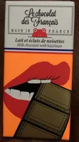 Chocolat lait et eclats de noisettes