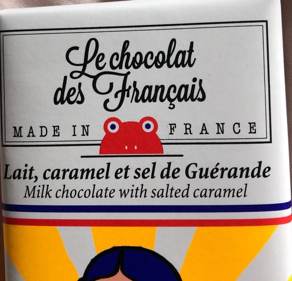 Chocolat au lait caramel et sel de Guérande