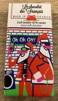 Chocolat lait tendre 41% cacao