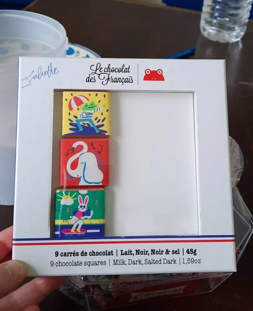 9 carrés de chocolat le chocolat des français