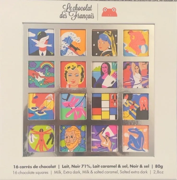 16 carrés de chocolat