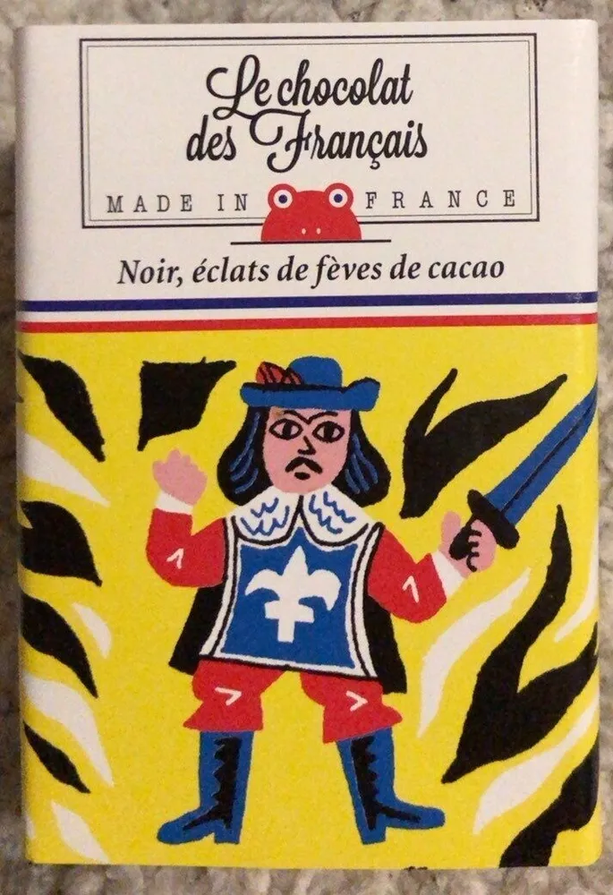 Noir, éclats de fèves de cacao