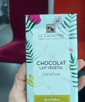 Chocolat lait végétal Cacao 51%