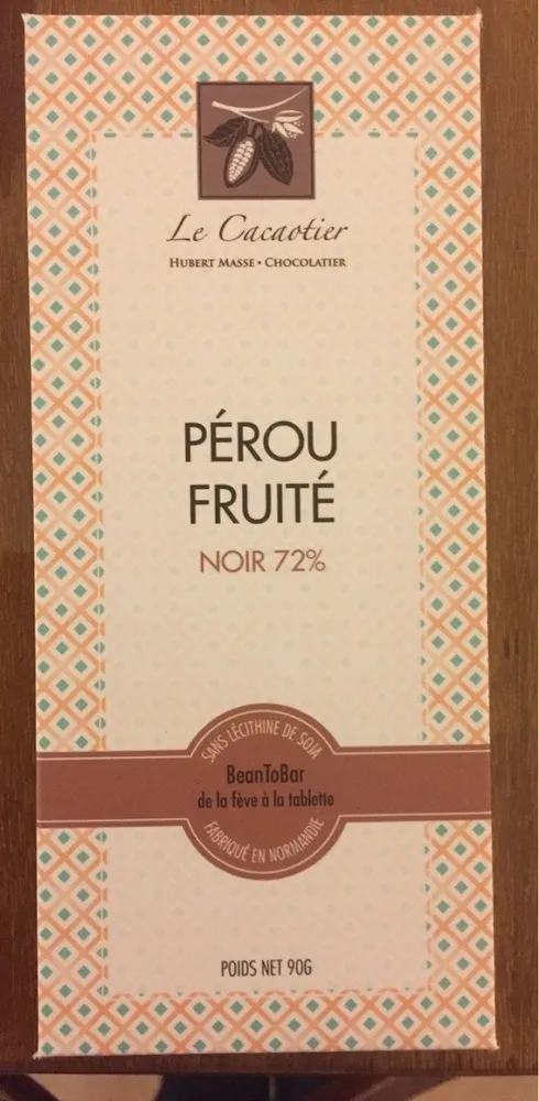 Perou fruite noir 72%