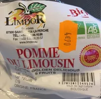 Pommes du Limousin Golden Delicious