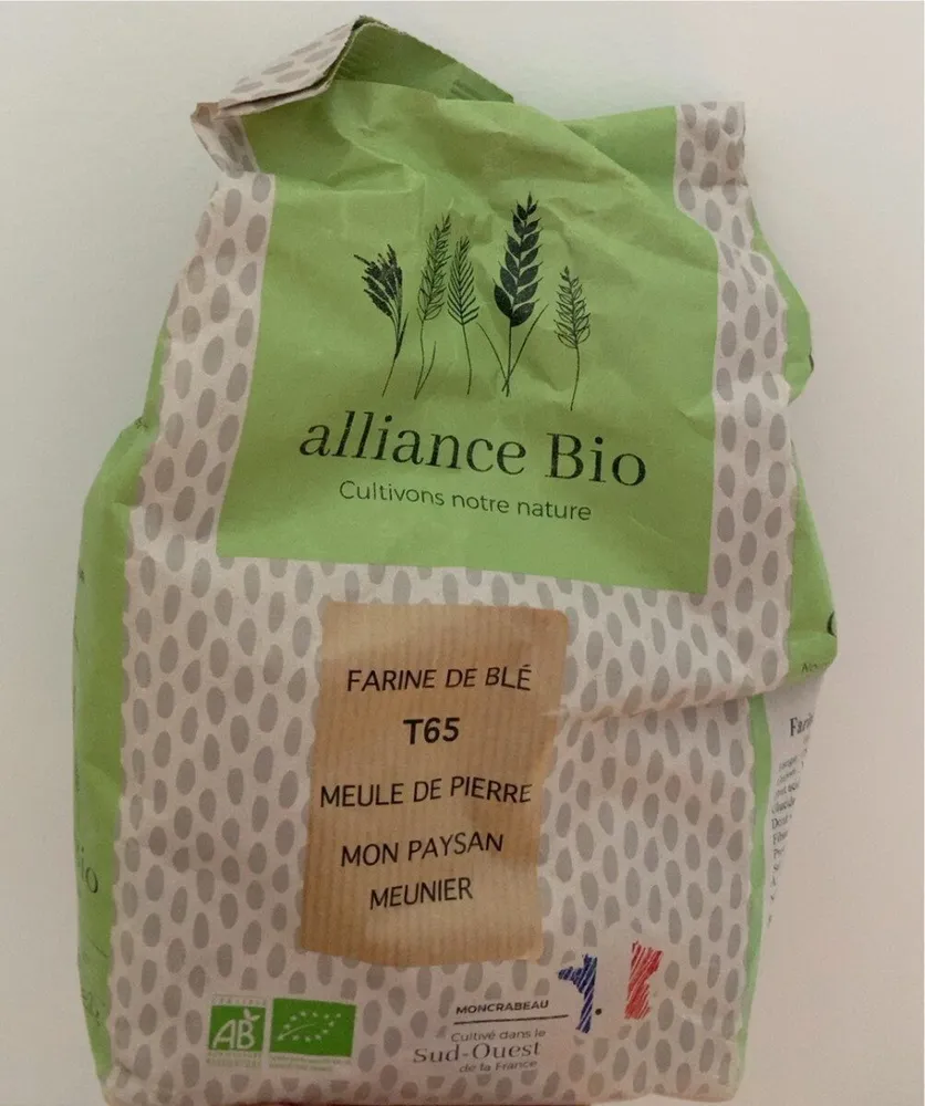 Farine de blé T65 de tradition bio