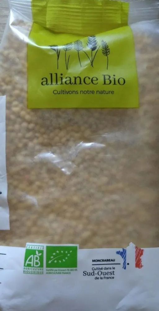 Lentilles corail jaune BIO cassé