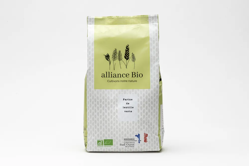 Farine de lentilles vertes Bio
