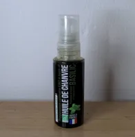 Huile de Chanvre Bio au CBD et Basilic