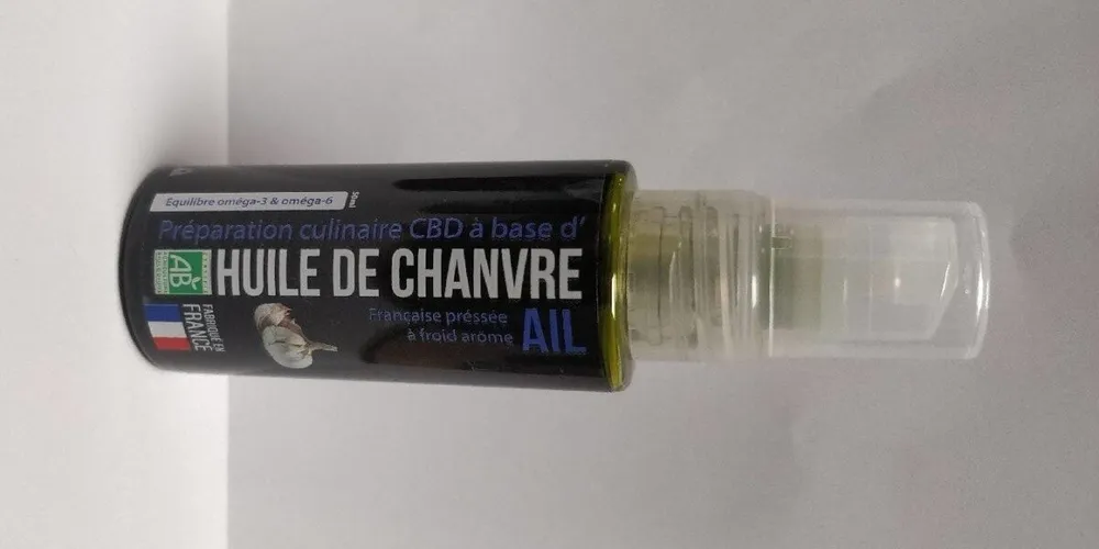 Huile de chanvre au CBD Ail