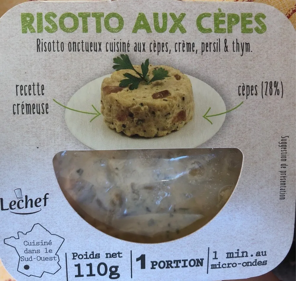 Risotto aux cèpes
