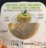 RISOTTO AUX LEGUMES ET ZESTE DE CITRON