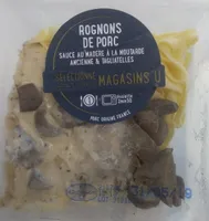 Rognons de porc sauce madère et moutarde