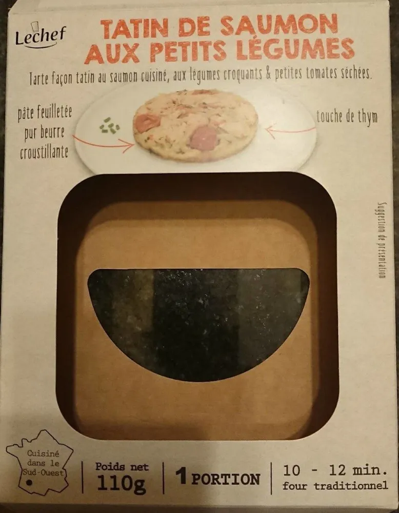 Tatin de saumon aux petits légumes