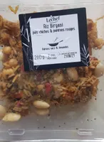 Riz Biryani, pois chiches & poivrons