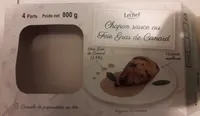 Chapon sauce au foie gras de canard