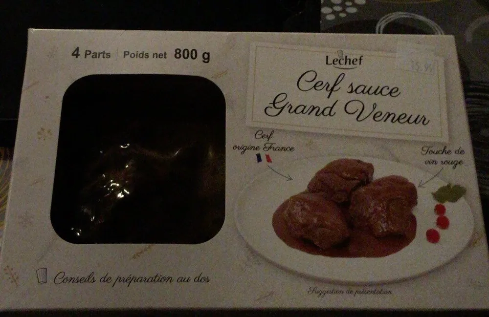 Cerf sauce grand veneur