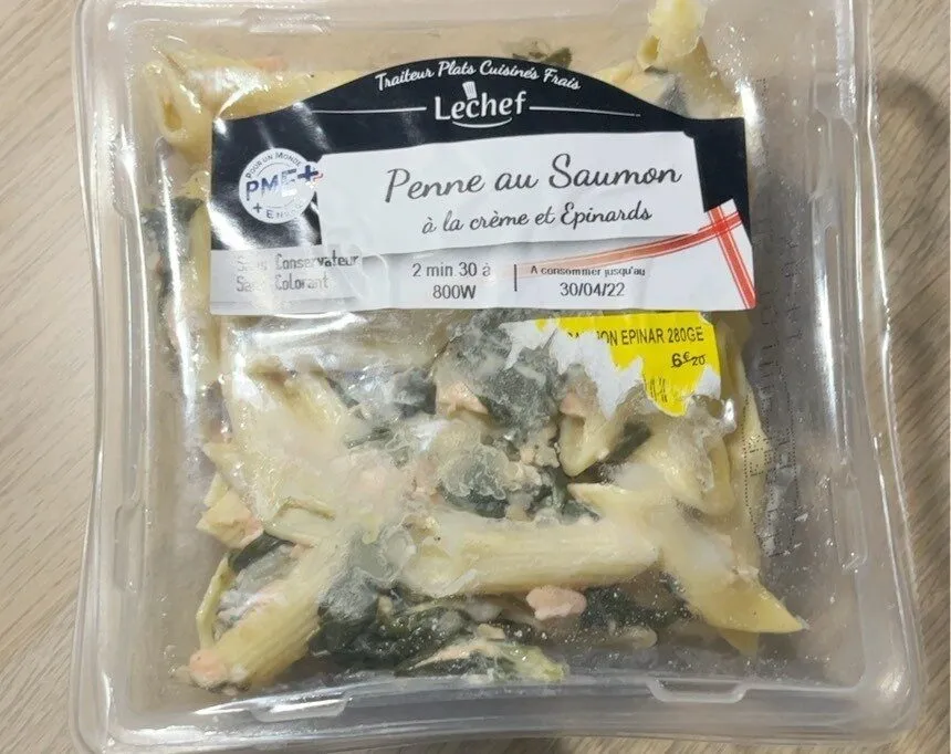 Penne saumon epinar
