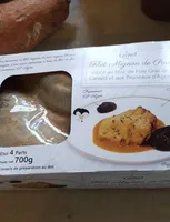 Filet mignon de porc, sauce au bloc de foie gras