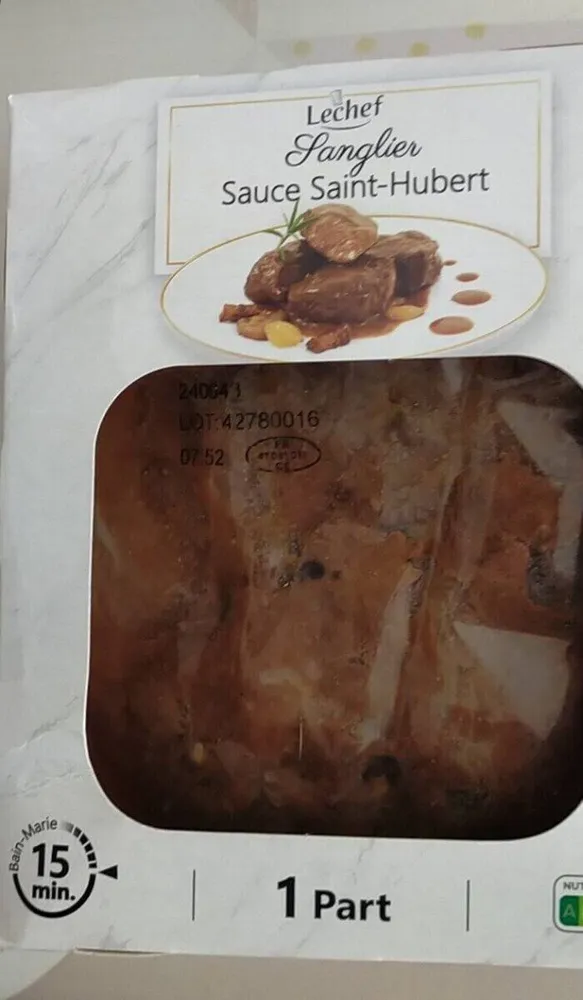 Sanglier sauce Saint-Hubert
