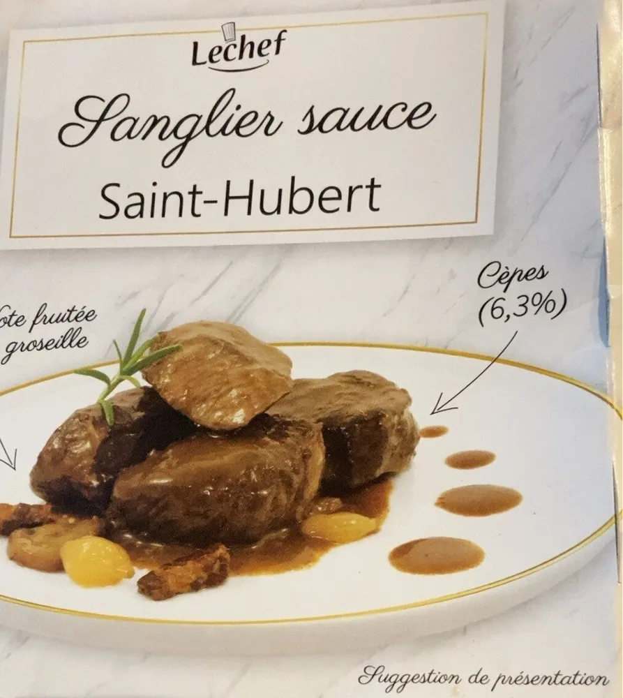 Sanglier sauce Saint hubert